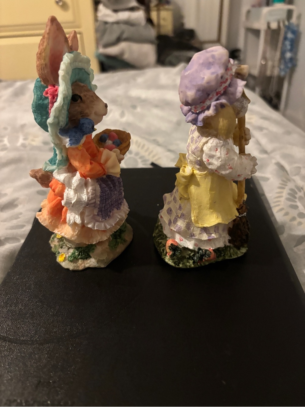 Vintage Bunny Figurine Set of 5 - Picture 11 of 16